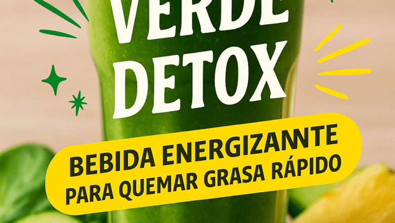 Batido Verde Detox: Una Bebida Energizante Quema Grasa