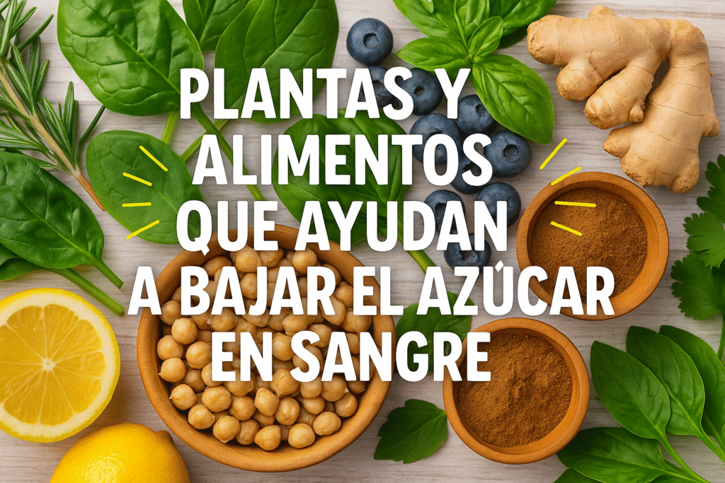Plantas y Alimentos que Ayudan a Bajar el Azúcar en