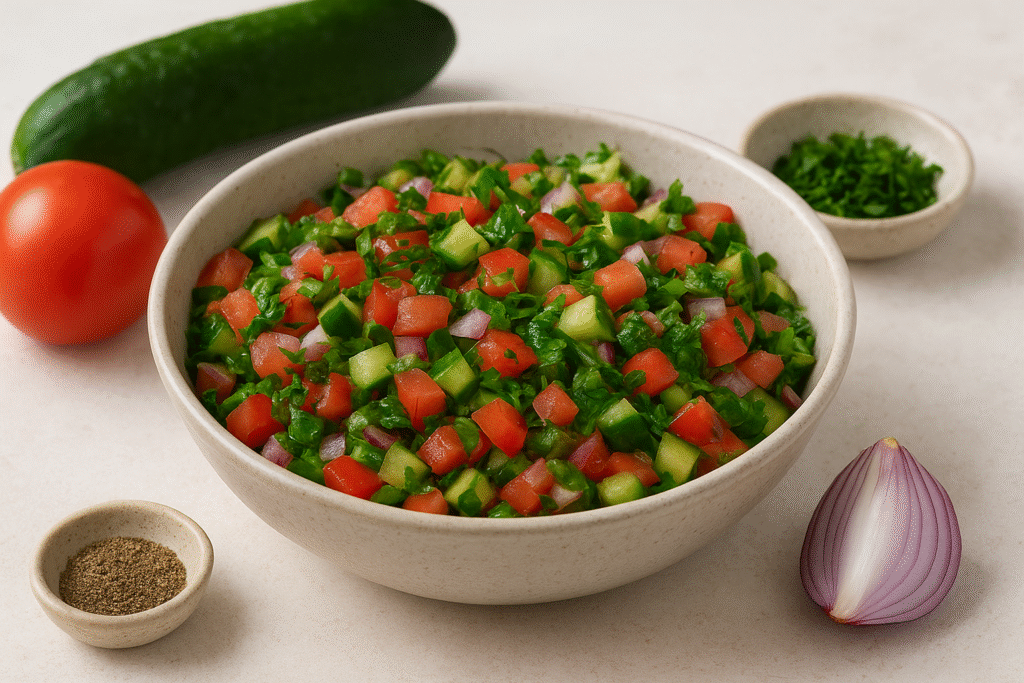 Ensalada Israelí Keto