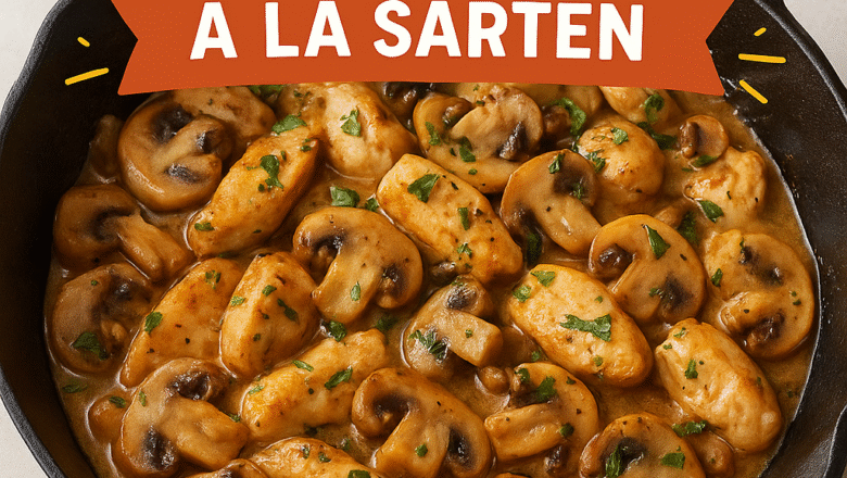 Pollo asado con champiñones: Sabor casero en minutos