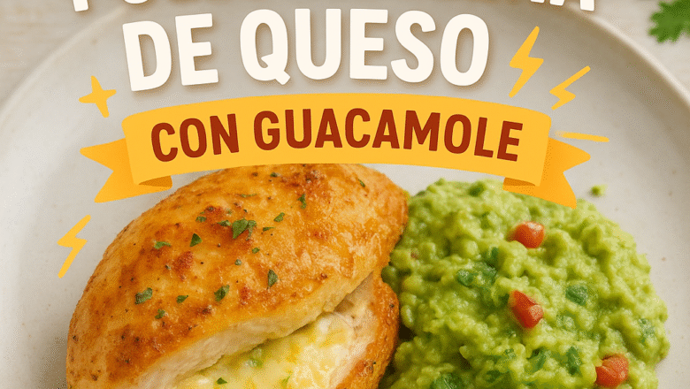 Pechuga de Pollo Rellena de Queso y Guacamole