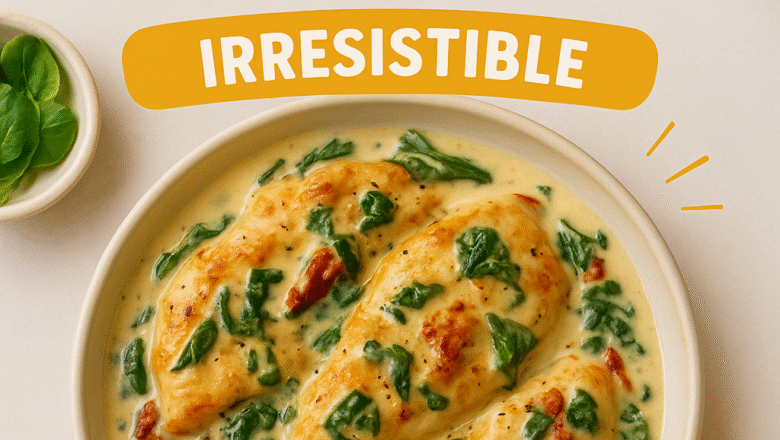 Pollo cremoso al ajillo toscano: ¡Irresistible!