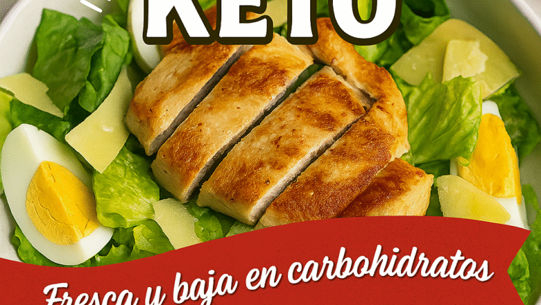 Ensalada César Keto con Aderezo Casero