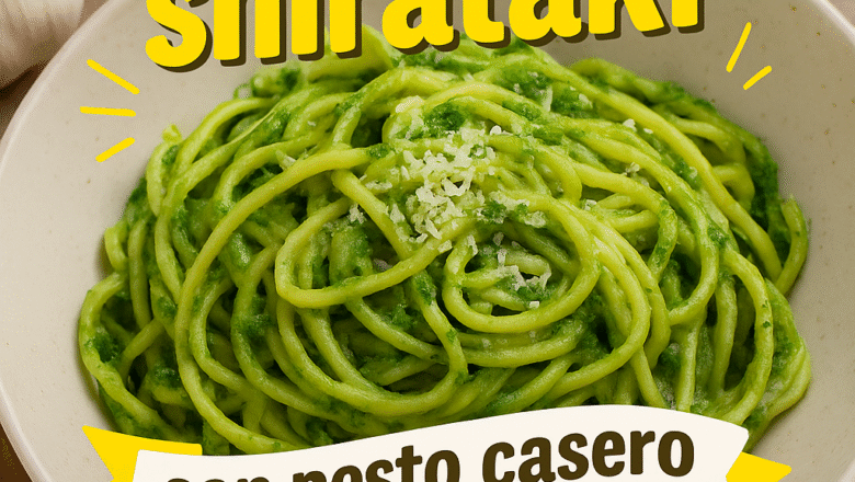 Pasta Shirataki Keto con Pesto Casero