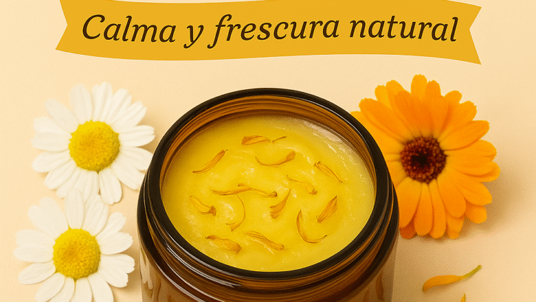 Vaselina de manzanilla y caléndula: Calma y frescura natural