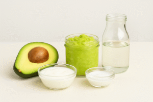 Mascarilla de aguacate para un cabello fuerte y nutritivo
