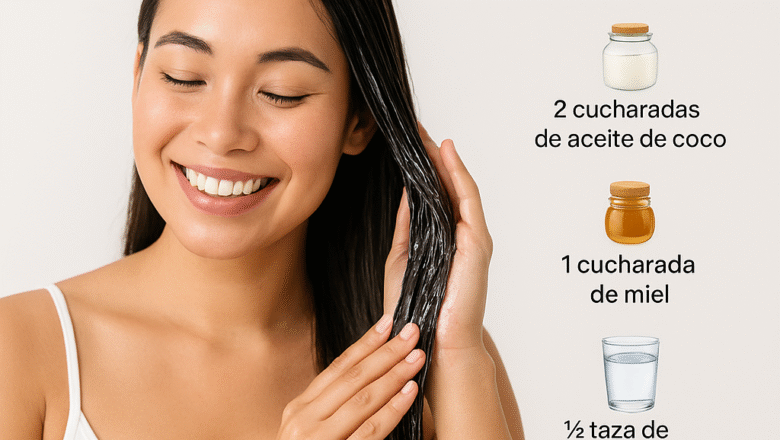 Receta casera de aloe vera para alisar el cabello