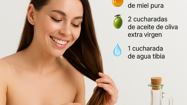Receta casera de miel y aceite de oliva para las puntas abiertas