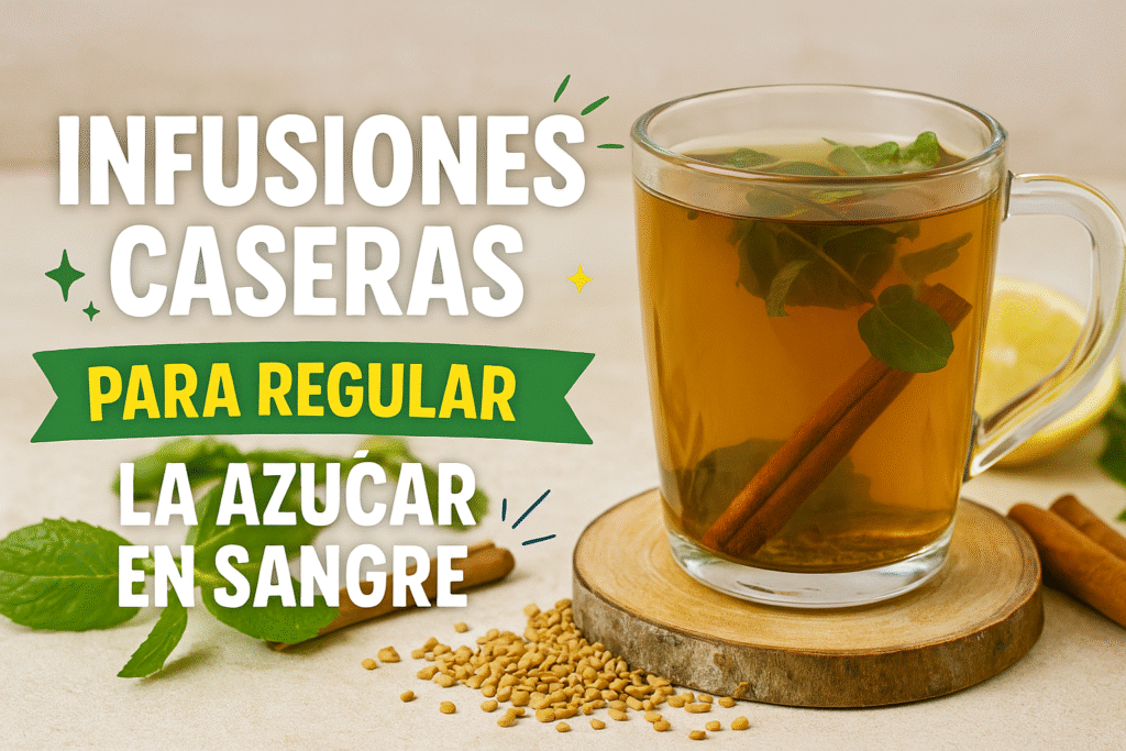 Infusiones caseras para regular los niveles de azúcar