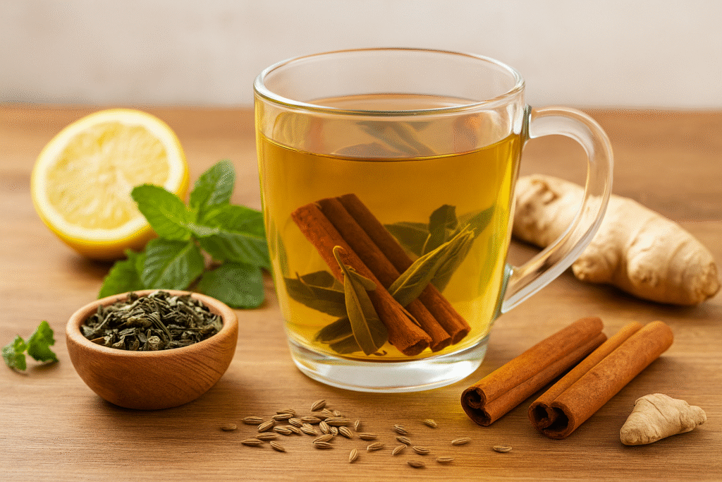 Infusiones caseras para regular los niveles de azúcar