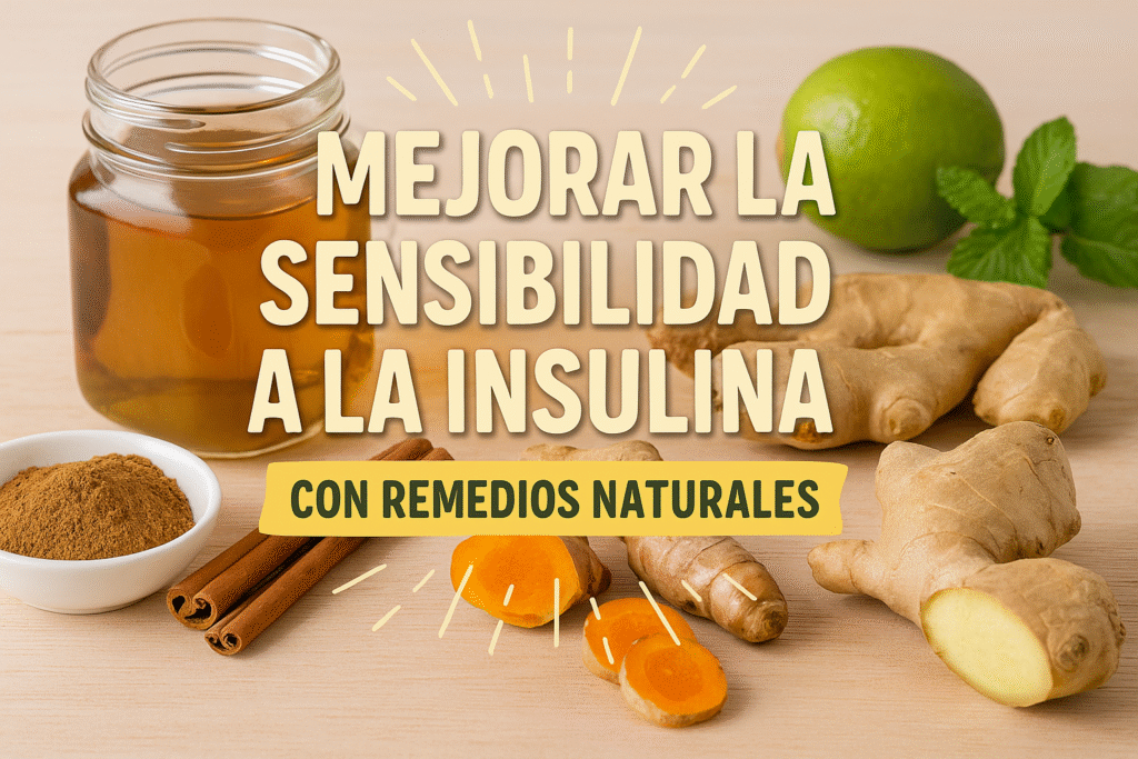 Cómo mejorar la sensibilidad a la insulina con remedios naturales