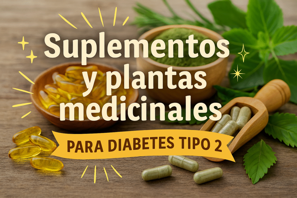 Suplementos dietéticos y plantas medicinales para la diabetes tipo 2
