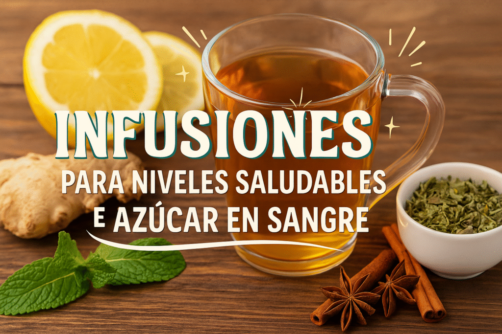 Infusiones para niveles saludables de azúcar en sangre