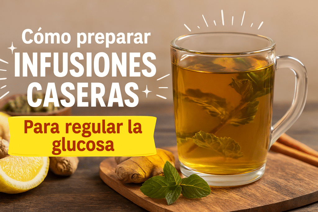 Cómo preparar infusiones caseras para regular la glucosa