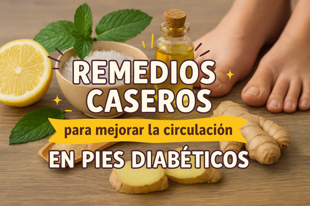Remedios caseros para mejorar la circulación en los pies diabéticos