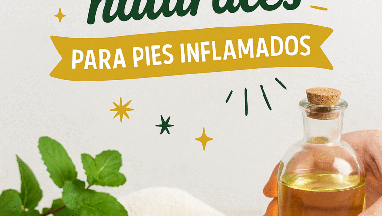 Masajes y compresas naturales para pies hinchados