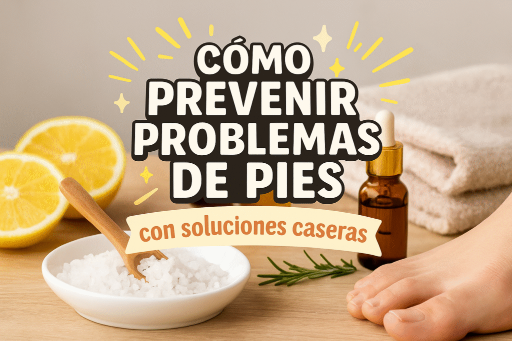 Cómo prevenir problemas en los pies con remedios caseros