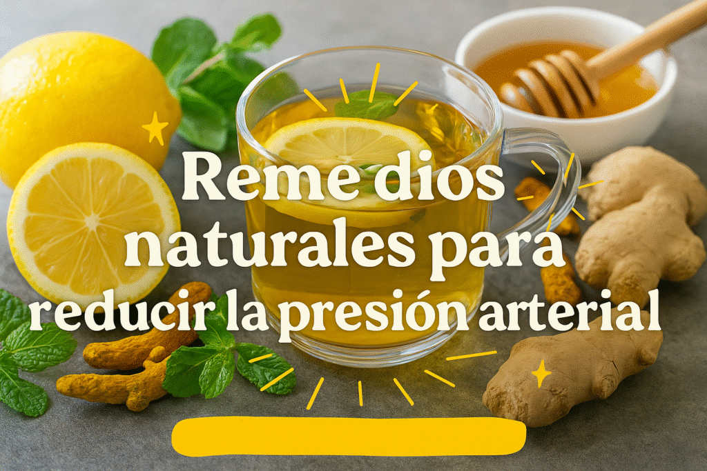 Remedios naturales para bajar la presión arterial