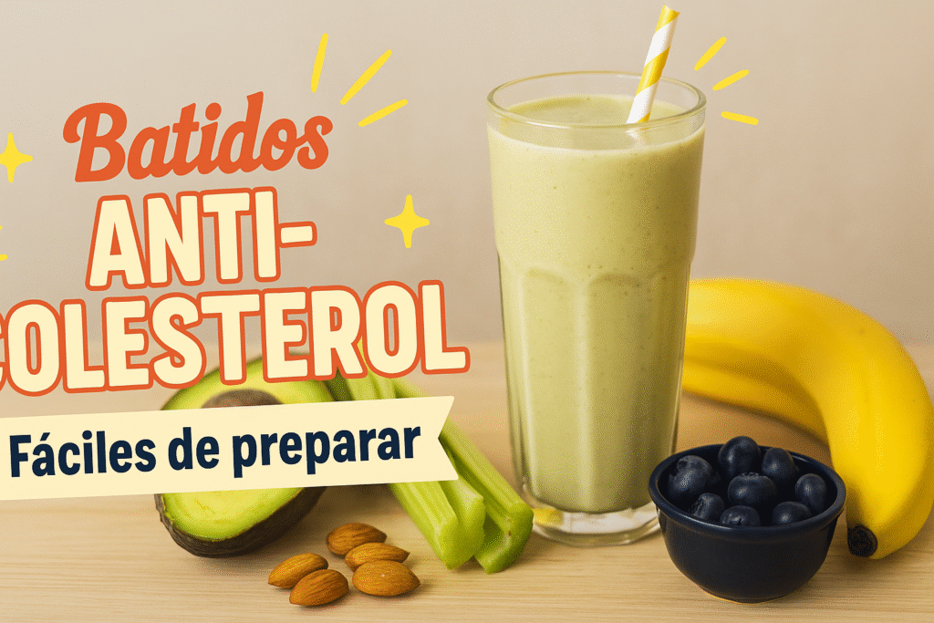 Batidos anti-colesterol fáciles de preparar